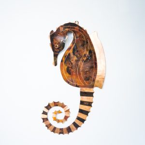 Copper Seahorse Large