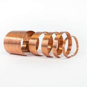 Bracelet, Ripped Copper, 50mm width, Small