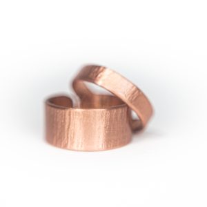 Ring, Ripped Copper, 5mm width, Small