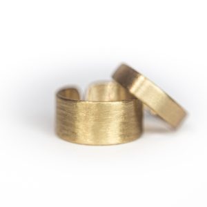 Ring, Brushed Brass, 5mm width, Small
